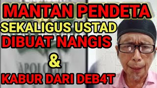 MANTAN PENDETA  USTAD DI BUAT NANGIS OLEH BANG EDIS DAN AKHIRNYA KABUR BERIKUT TEMAN DISKUSI NYA [upl. by Yeslehc]