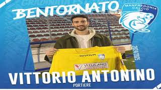 MANFREDONIA UFFICIALE IL RITORNO DI ANTONINO CAPPELLARI [upl. by Ludba528]