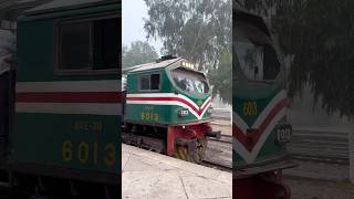 Train departure whistle  Zikria departure from multan pakraillive railway pakrailz railwayworld [upl. by Yztim]