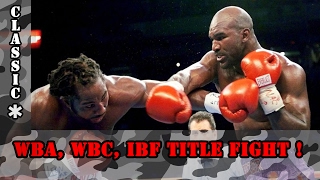 Lennox Lewis vs Evander Holyfield I March 13 1999 FULL FIGHT WBA WBC IBF title fight [upl. by Tlok]