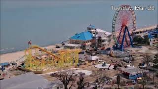 Cedar Point 2023 The Boardwalk Construction Time Lapse 13 320234223 [upl. by Sheldon939]