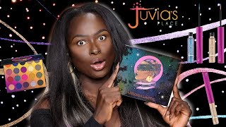 NEW Juvias Place Afrogalactic Collection Review  Swatches  Eyeshadow Tutorial  Ohemaa [upl. by Marven994]