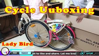 Cycle unboxing amp assemble  Ladybird unboxing puvmaker [upl. by Yelha]