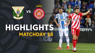 Highlights CD Leganes vs Girona FC 02 [upl. by Enahs]