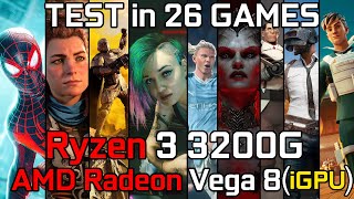 Ryzen 3 3200G with AMD Radeon Vega 8 Graphics  Test in 26 Games in 2024  Ryzen 3 3200G Gaming [upl. by Columbyne]