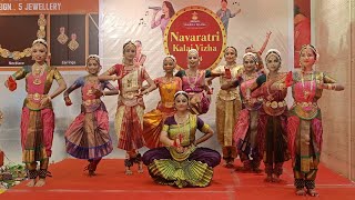 NAKSHATRA KALAI VIZHA at POTHYS SWARNA MAHAL Chrompet dance navaratri dussehra [upl. by Ainotahs]