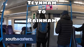 SOUTHEASTERN TRAIN JOURNEY  Teynham to Rainham [upl. by Dyolf]