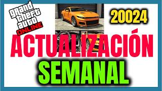 😎NUEVA SEMANA de BONIFICACIONES GTA 5 ONLINE HOY DESCUENTOS REGALAN DINERO 2024 [upl. by Suoivatnod]