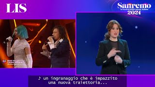 LIS Sanremo 2024  Rose Villain con Gianna Nannini canta un medley [upl. by Nylirehc]