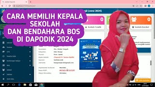 Cara Memilih Kepala Sekolah di Dapodik 2024 [upl. by Kingston]