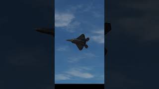 P51 AND F22 HERITAGE FLYBY  DCS World [upl. by Ezaria]