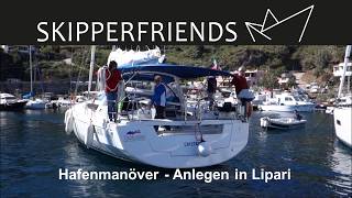 Hafenmanöver  Anlegen in Lipari [upl. by Smailliw888]