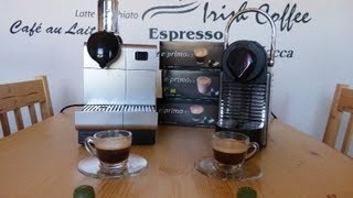 Esprimo Kaffeekapseln im Test in Nespresso Pixie amp Lattissima Plus Maschine [upl. by Butch]