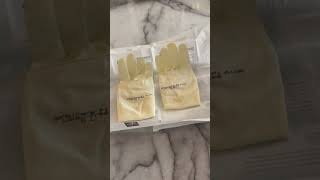 POV ASMR White Surgical Glove Application gloves relax surgicalgloves [upl. by Bannister]