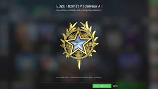 CSGO Hizmet Madalyası Nasıl Alınır [upl. by Ahsilrak]