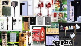 CC SHOPPING  FUNCTIONAL MAILBOX  SIMS 4 [upl. by Welcy]