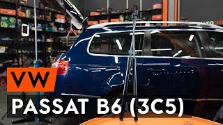 Wie VW PASSAT B6 3C5 Heckklappendämpfer wechseln AUTODOC TUTORIAL [upl. by Attem]