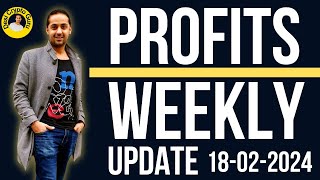 Profit Week  118th Feb 24  Market Update  Stock Market Crypto Bitcoin Ethereum NASDAQ [upl. by Gintz]