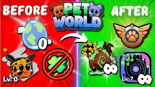 How To Get INFINITE EXCLUSIVE EGGS For FREE Pet World [upl. by Hilar]