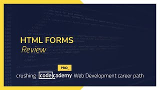 Crushing Codecademy PRO WEB DEVELOPMENT career path Challenge  Review HTML form validation [upl. by Erna]