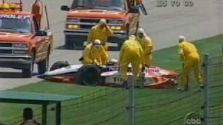 Scott Pruett crashes 1995 Indianapolis 500 [upl. by Meredithe]