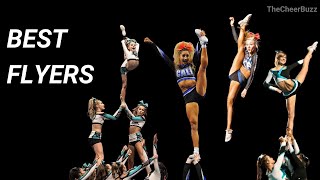 Top 15 Best Flyers in Allstar Cheerleading Voted by the Public [upl. by Francisco]