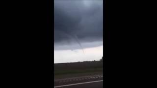 Funnel cloud spotted in west Iowa [upl. by Owain]