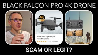 Black Falcon Pro 4K Drone Scam or Legit [upl. by Elaina]