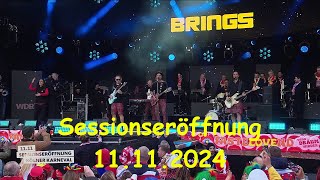 Brings  Sessionseröffnung Kölner Karneval 11112024 [upl. by Honna854]