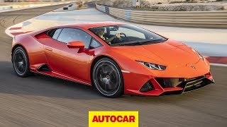 2019 Lamborghini Huracan Evo review  631bhp supercar track tested  Autocar [upl. by Folly]