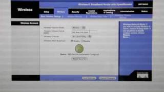 Linksys Wireless Router How To Install Setup Password on Mac Password Protect Network Name [upl. by Yanttirb723]