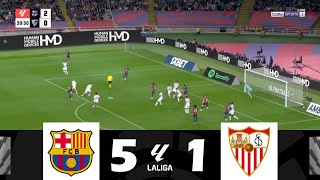 FC Barcelone contre Séville 51  LaLiga 202425  Résumé de Match [upl. by Jeavons]