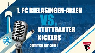 29 Spieltag Oberliga BW 2223 1FC RielasingenArlen  Stuttgarter Kickers Stimmen zum Spiel  Tore [upl. by Arelus]