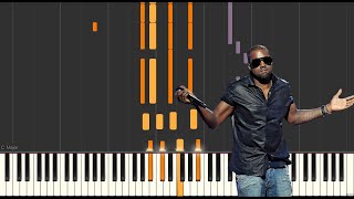 How to play Kanye West  All Falls Down Piano Tutorial [upl. by Hughes]