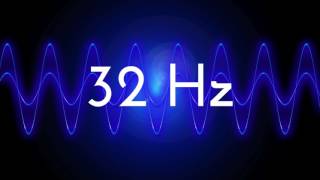 32 Hz clean sine wave BASS TEST TONE frequency [upl. by Koval]