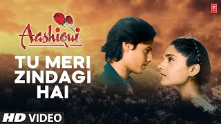 Tu Meri Zindagi Hai  Video Song  Aashiqui  Kumar Sanu Anuradha Paudwal  Rahul Roy Anu Agarwal [upl. by Ryle512]