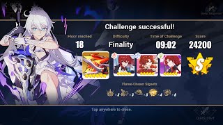 Honkai Impact 3 Elysian Realm Finality Herrscher of Flamescion S0 Full Run v63 [upl. by Elockcin]