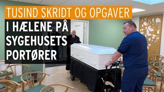 I hælene på Sygehus Sønderjyllands portører  Sygehuset Indefra [upl. by Ylagam]