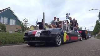 Dorpsfeest Dwingeloo 2017 Optocht versierde wagens 17 06 2017 [upl. by Asiluy347]