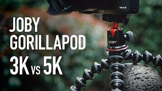 Joby Gorillapod 3K vs 5K  Which one should you get [upl. by Sirovaj]