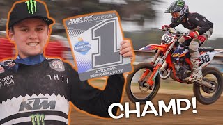 DANGERBOY WINS LAST RACE OF THE YEAR 2020 Mini Os Motocross [upl. by Philcox765]