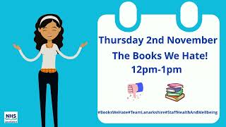 Staff Health and Wellbeing Week  online book club [upl. by Craggie]