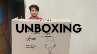 Unboxing and Review Ergonomic Office Chair for Back Pain Relief ergonomicchairs ergonomics [upl. by Yllitnahc26]