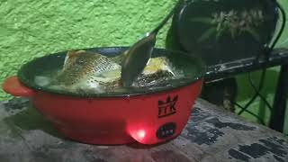 Electric Frying Pan sa Shopee [upl. by Yllime93]