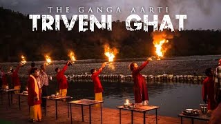 The Ganga Aarti in Rishikesh  Triveni Ghat [upl. by Kari]