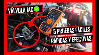 Como PROBAR La VÁLVULA IAC Con Multimetro 🔥Hazle Estas 5 Pruebas Fáciles y Efectivas ✅️ [upl. by Chatwin382]