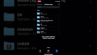 Cara pasang File script ml di IOS [upl. by Iridissa]