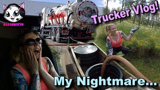 Trucker Cassie  Little Tanker Truck Vlog [upl. by Enomis]