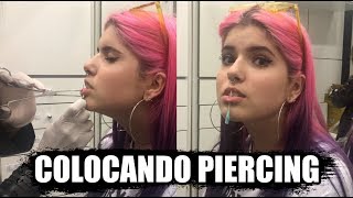 PIERCING VERTICAL LABRET  PREÇO DOR CUIDADO CICATRIZAÇÃO [upl. by Ahseyk]