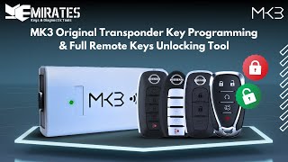 MK3 Original Transponder Key Programming amp Full Remote Keys Unlocking Tool [upl. by Partridge226]